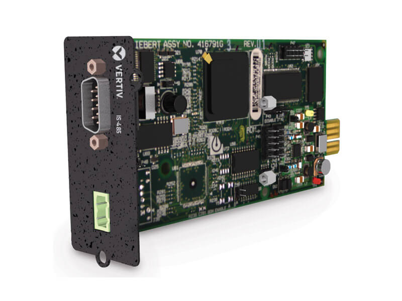 Donwil Liebert® IntelliSlot™ 485 and Building Management System Interface Cards Donwil Liebert® IntelliSlot™ 485 and Building Management System Interface Cards